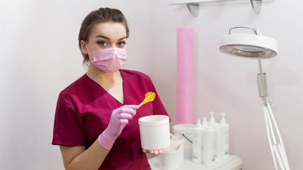 sugaring esthetician